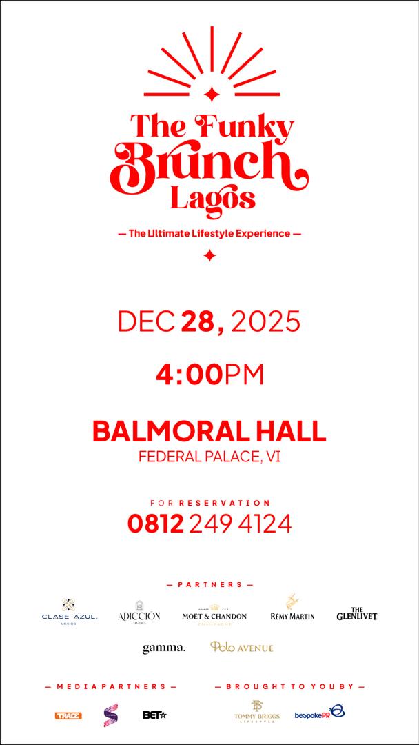 The Funky Brunch Lagos Is Back: The Cityâs Ultimate Lifestyle Experience Returns This December